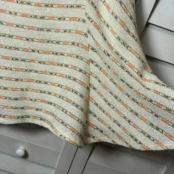 Anthropologie Maeve Lucaya Swing Multi-Colored Tweed Skirt Size 12 - Picture 4 of 9